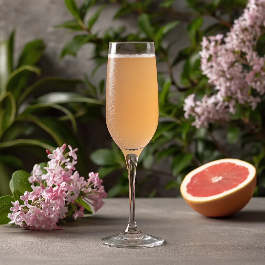 Jalisco Flower görs med tequila, fläderlikör, grapefruktjuice & champagne