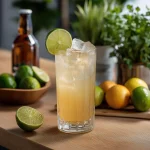 Mexican Mule med tequila, limejuice, sockerlag & ginger beer