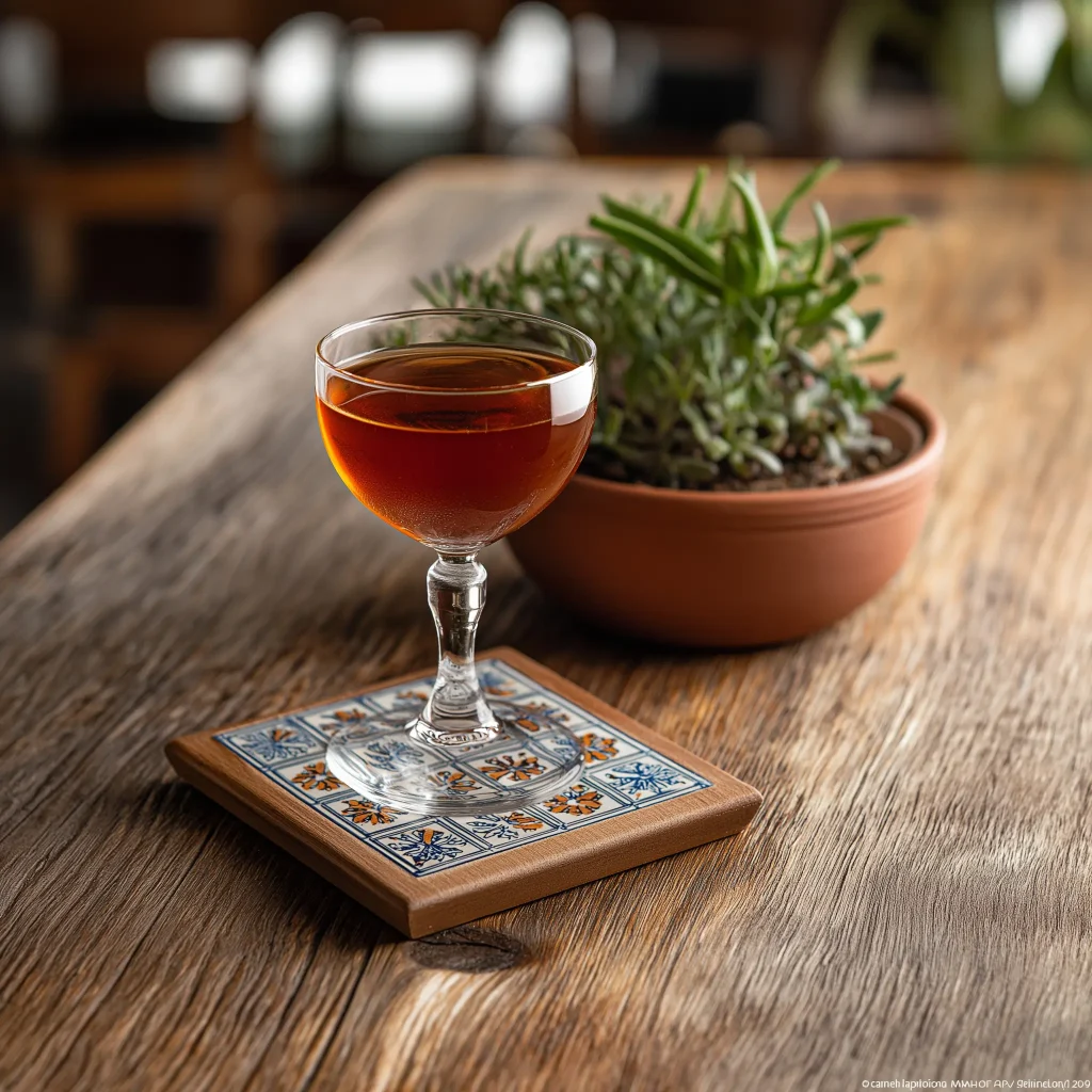 Mexican Monk med tequila, sherry, creme de cafe & Benedictine D.O.M