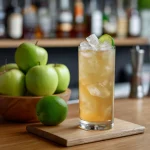 The Apple One med bourbon, fläderlikör, äpplejuice, limejuice & soda