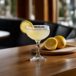 Vodka Sidecar med vodka, triple sec, citronjuice & sockerlag