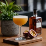 Bonny Scot med passionsfgrukt, blended whisky, honungslikör & calvados