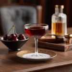 Lipspin med tequila, sloe gin, cynar & saltlösning