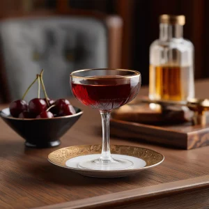 Lipspin med tequila, sloe gin, cynar & saltlösning