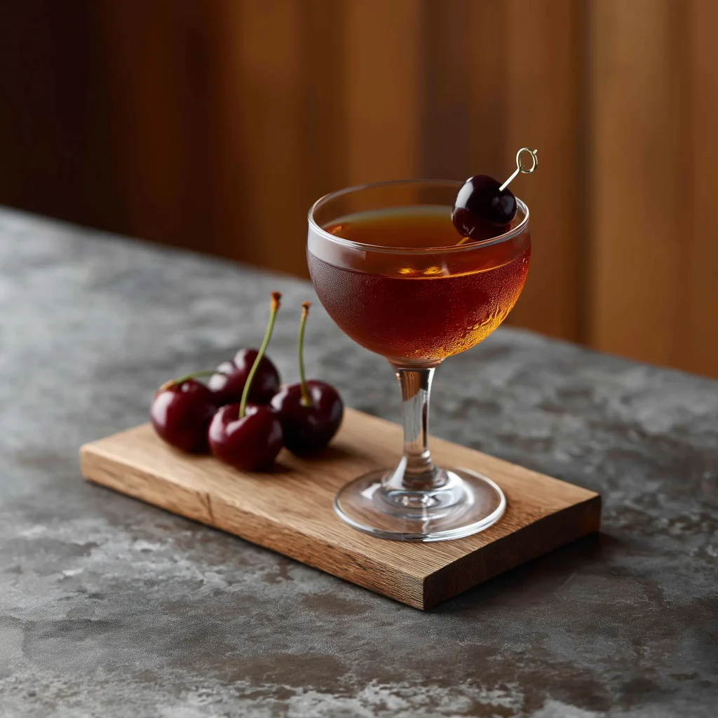 Made Man med rye whisky, gul chartreuse, körsbärslikör & fernet branca