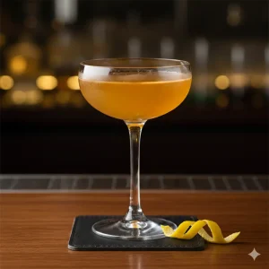 Chevalier med cognac, triple sec, citronjuice, angostura bitter & saltlösning