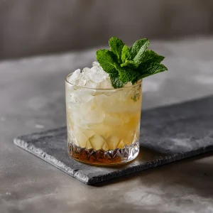 Crown Prince med tequila, orgeat, vit port, limejuice & absinthe