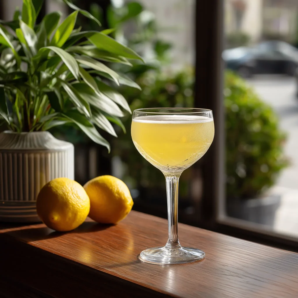 Eclipse No.2 med ljus rom, grön chartreuse. citronjuice & sockerlag