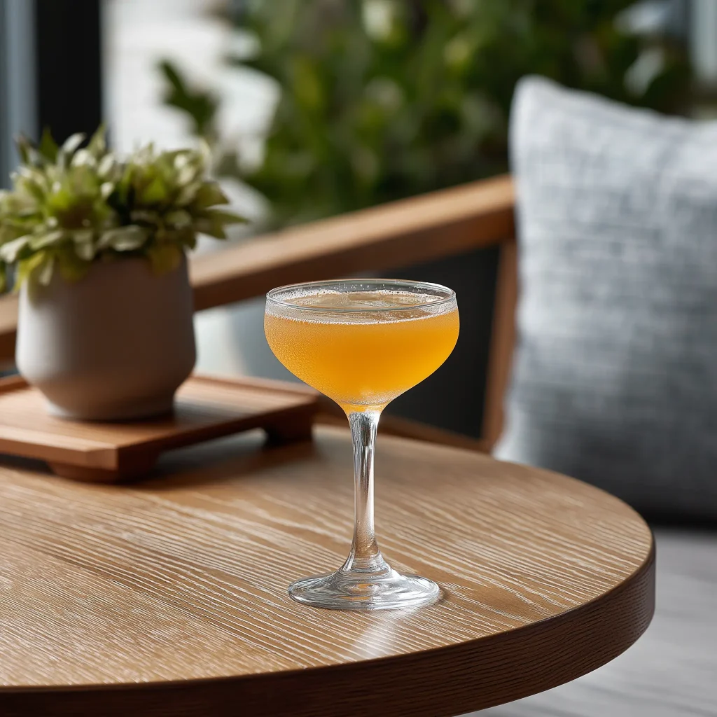 Prince of Wales med rye whisky, ananas, marashinolikör, sockerlag, angostura bitters & champagne