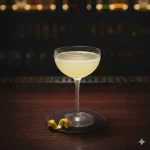 Queen Elizabeth No.1 med gin, triple sec, citronjiuice, sockerlag & absinthe
