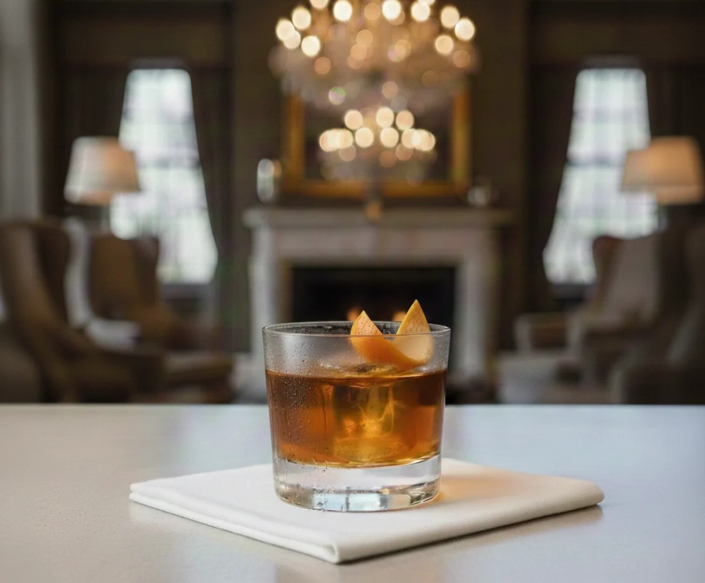 Spaghetti Western med reposado tequila, mezcal, amaro nonino & orange bitters