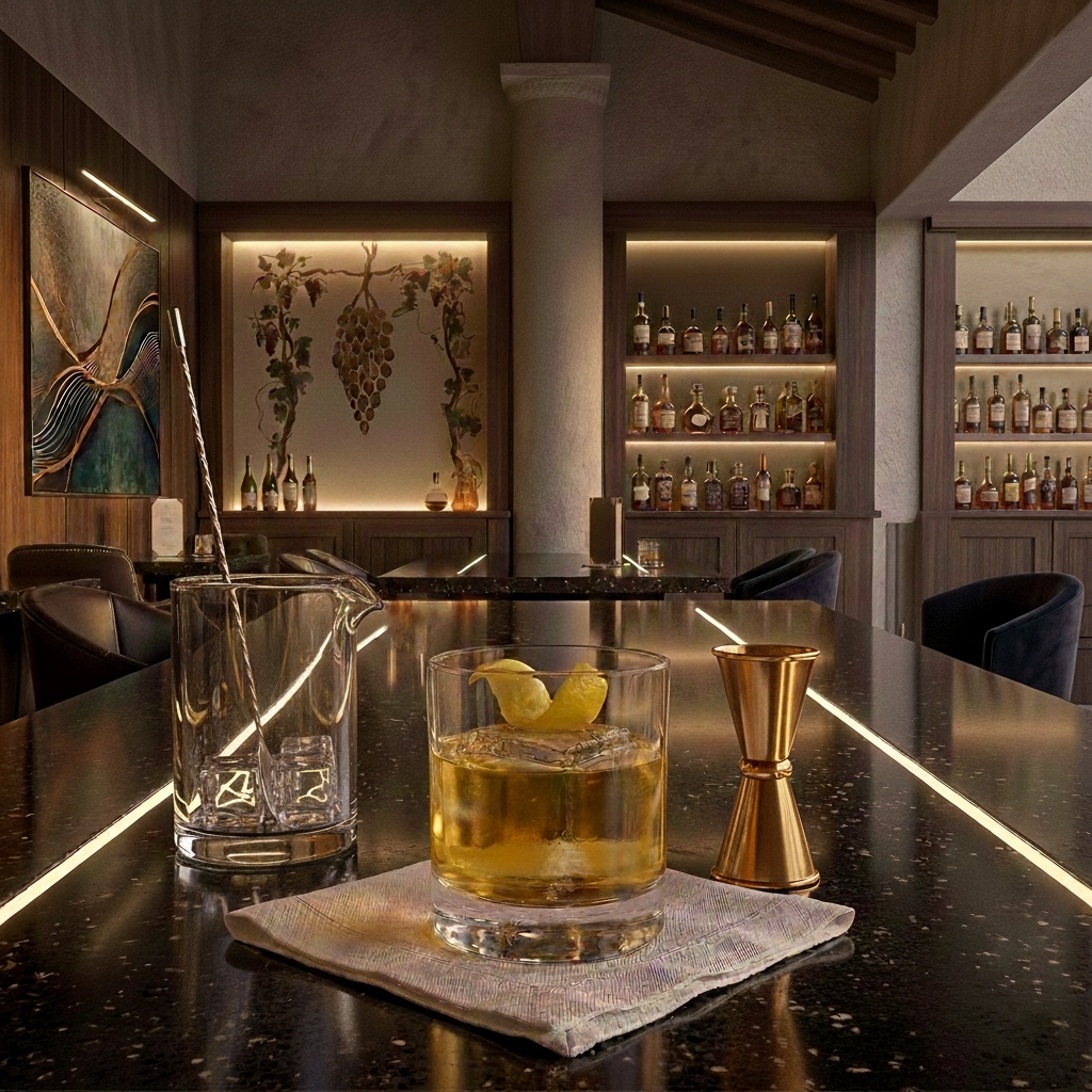 Antonella med grappa, limoncello, amaretto & galliano