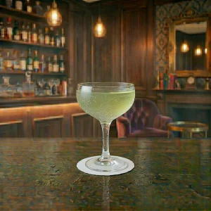 Bernice med vodka, galliano, limejuice, sockerlag & absinthe
