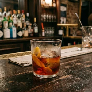 Baltasar & Blimunda med gin, campari, portvin & punt e mes