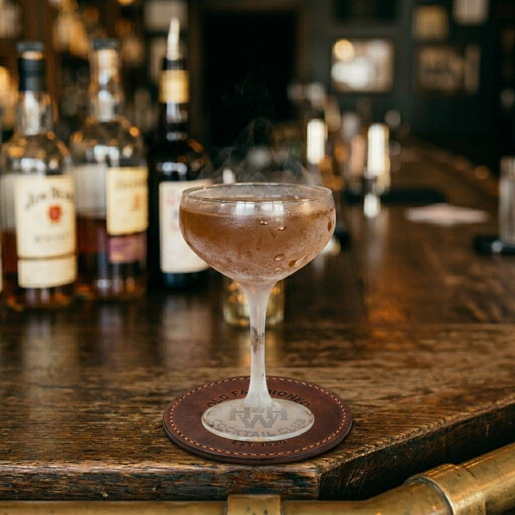 Epiphany med bourbon, creme de mure, äpplejuice