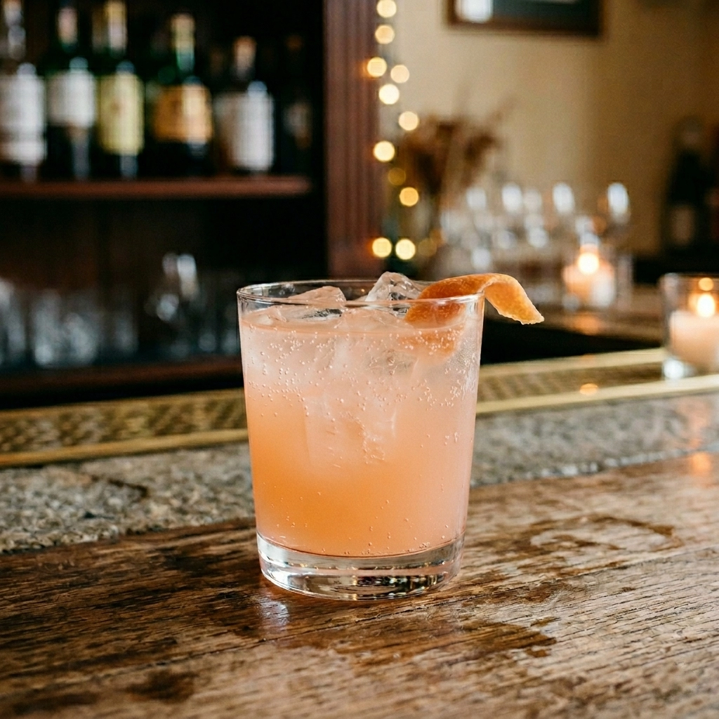 Monte Paloma med tequila, amaro, grapefruktjuice, agave & soda