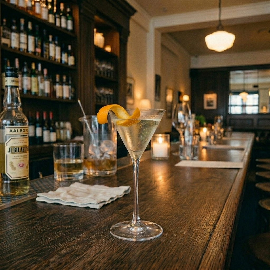 Californian Martini med vodka. grand marnier, torr vermouth & orange bitters