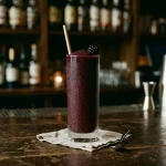 Mure & Lavender Batida med cachaca, limejuice. kokosvatten, lavendel & björnbär
