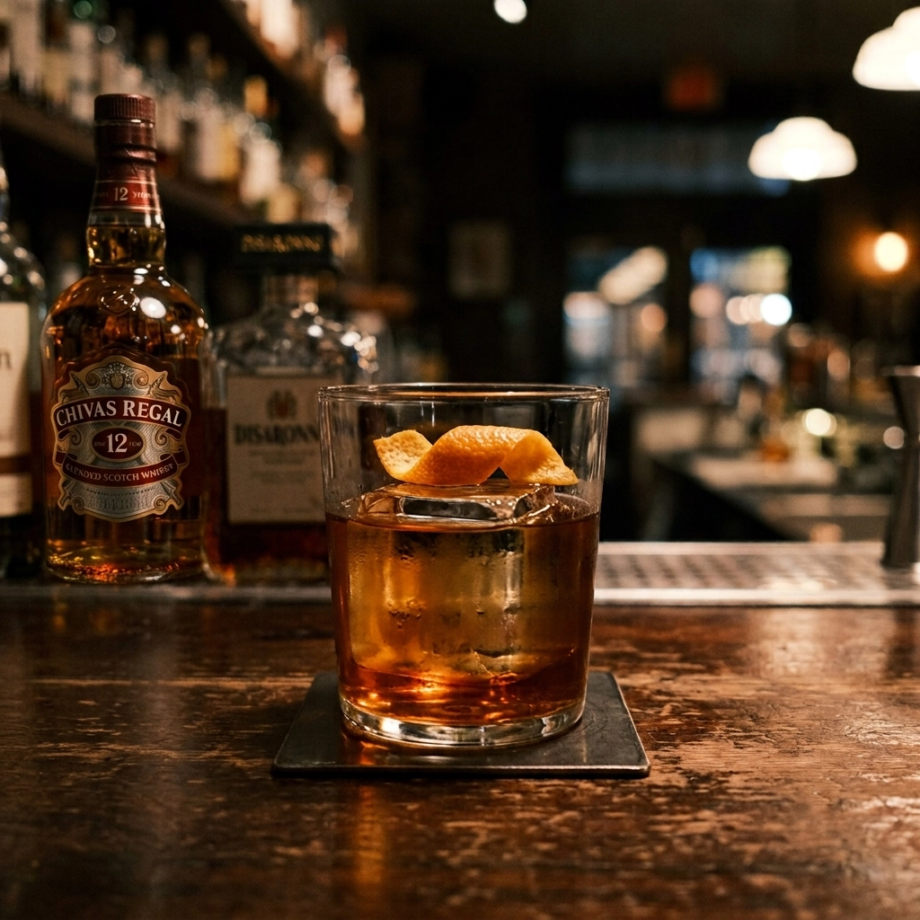 Godfather med skotsk whisky & amaretto