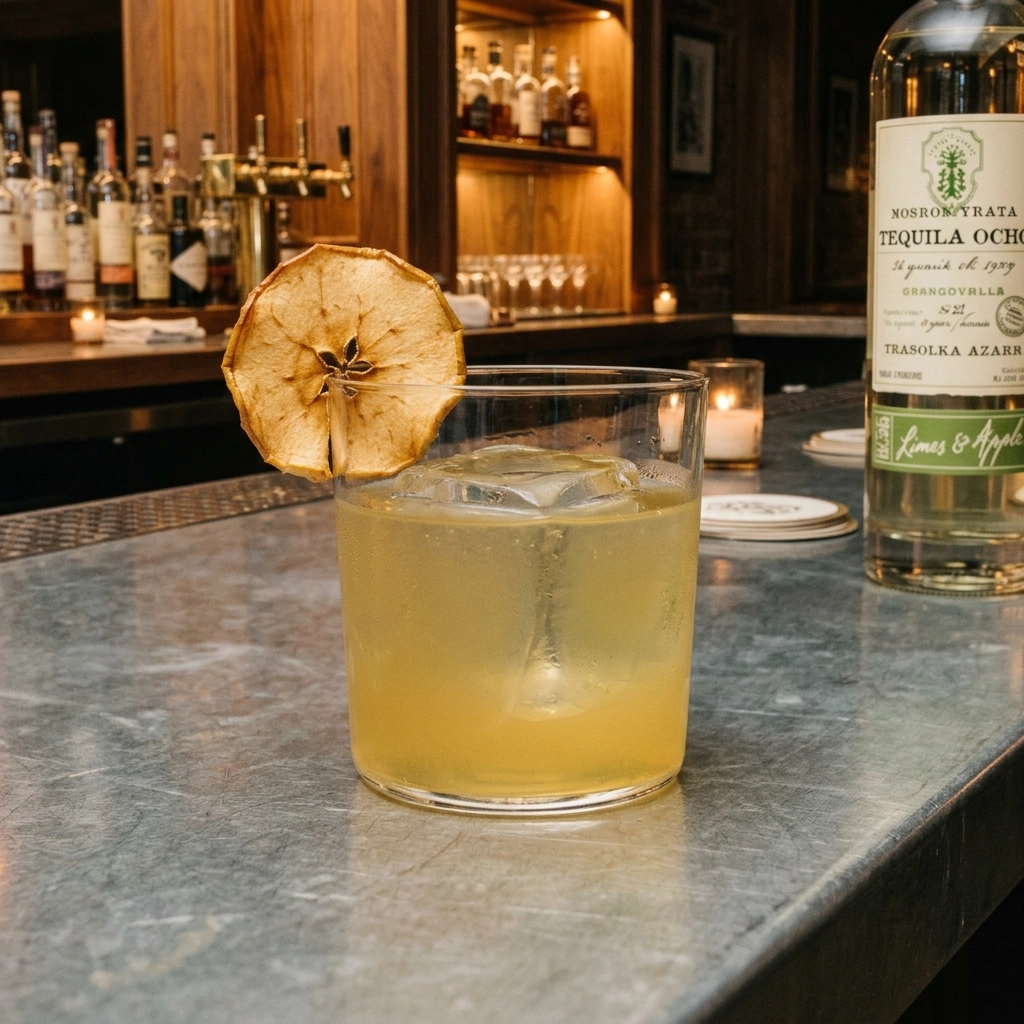 Cider House Rules med tequila, äpplecider, citronjuice, agave & kanel