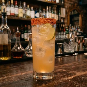 Maloma med tequila, mezcal, limejuice & mangosoda