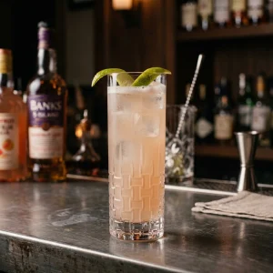 Pink Flamingo med rom, limejuice & grapefruktsoda