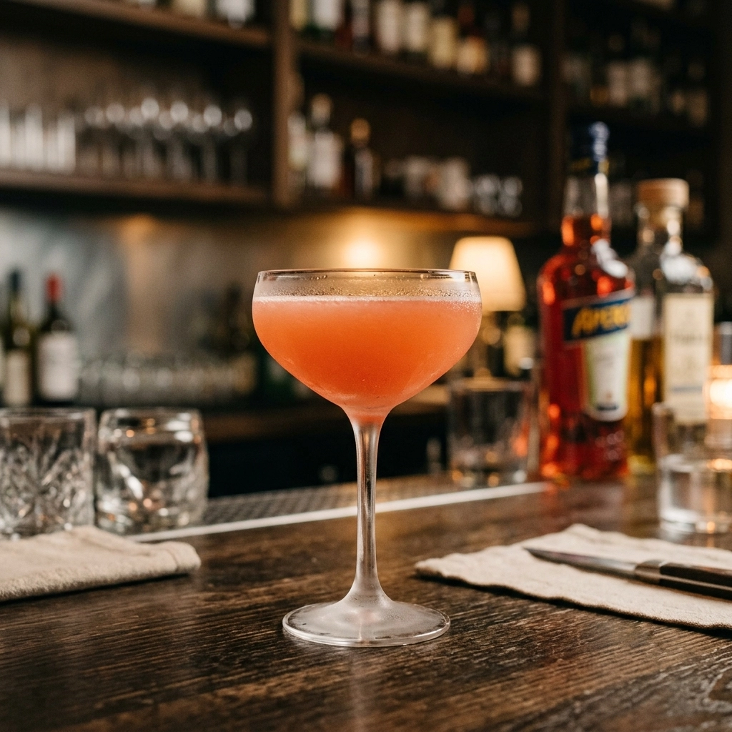 Sandia med tequila, aperol, vattenmelon, limejuice & ingefära
