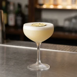 Snow White med ljus rom, ananasjuice, limejuice, sockerlag & äggvita