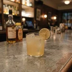 The Grandpa med apple jack, limejuice & honungssockerlag