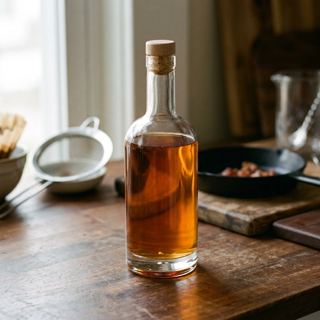 Bacon Fat-washed Bourbon