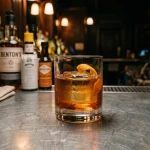 Benton´s Old Fashioned med bacon-fat-washed bourbon, lönnsirap & angostura bitters