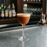 Coffee Cocktail med Ruby Port, cocgnac, sockerlag & ägg