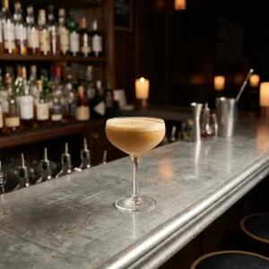 Death Flip med tequila, jägermeister, gul chartreuse, vaniljsockerlag & ägg