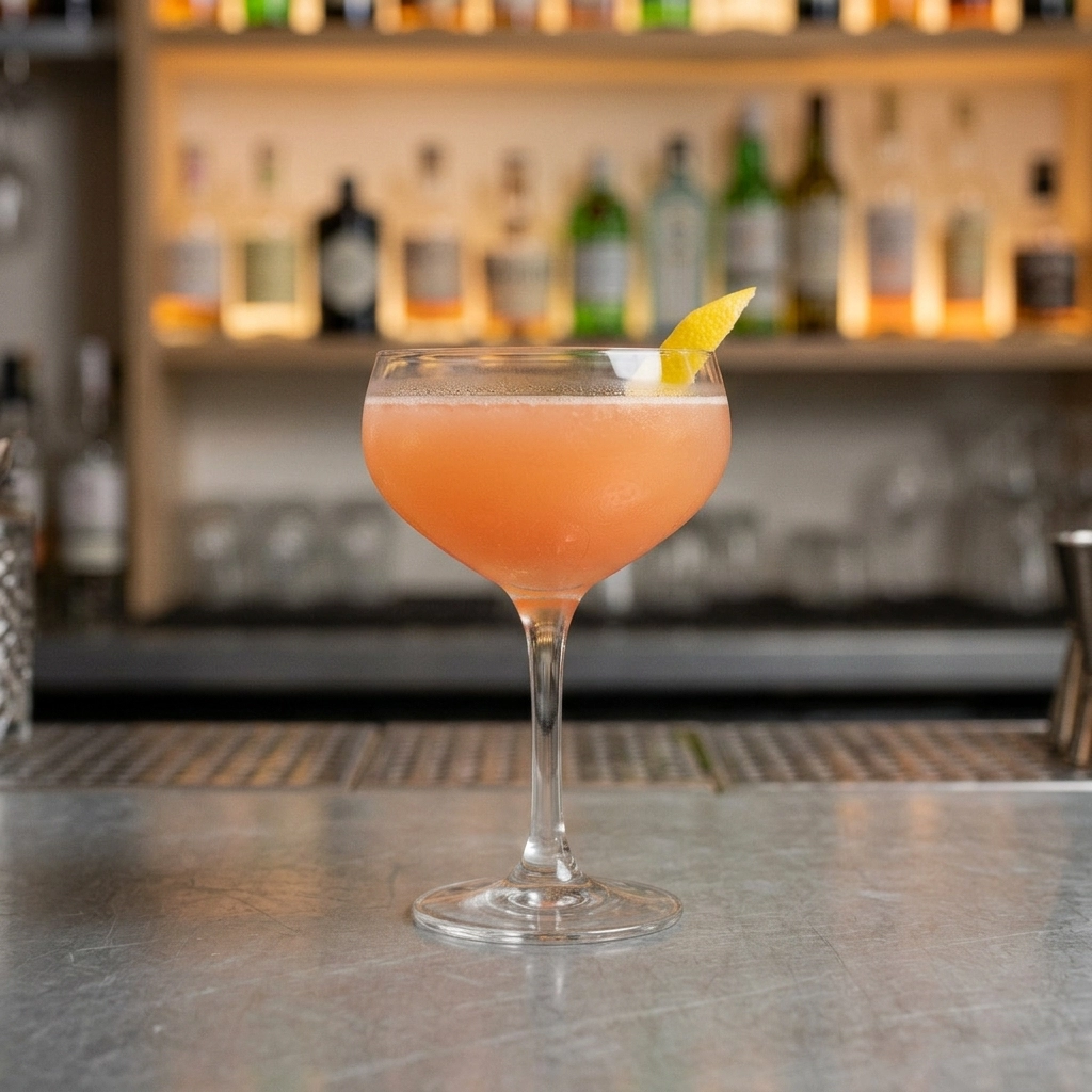 Jasmine med gin, cointreau, campari & citronjuice