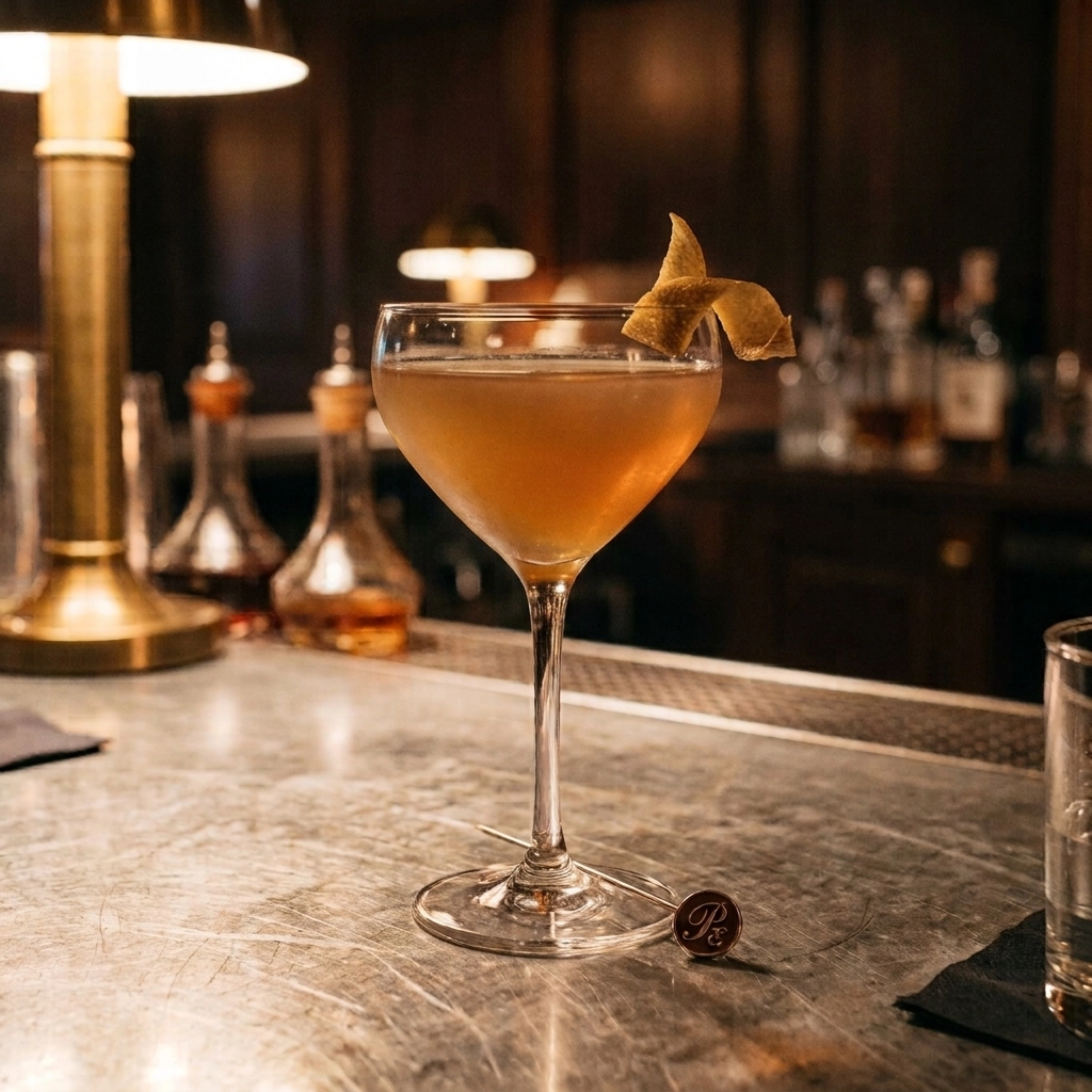 Maximilian Affair med mezcal, st germain, punt e mes & citronjuice