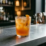 Flannel Shirt med blended whisky, äppelcider, averna, citronjuice, demerarasocker, allspice & angostura bitters