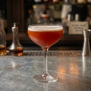 Lion´s Tail med bourbon, allspice dram, limejuice, sockerlag & angostura bitters