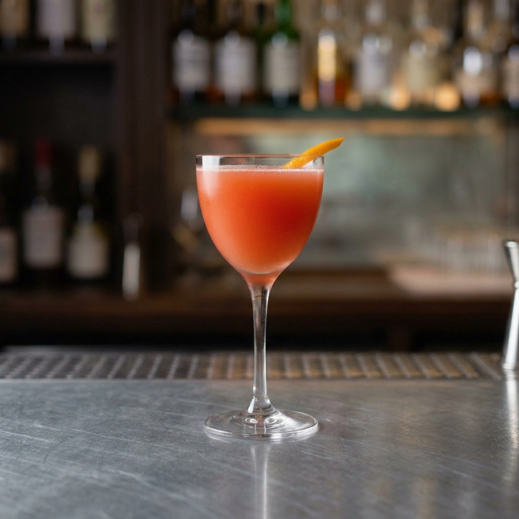 The Communist med gin, apelsinjiuce, citronjuice & marashinolikör