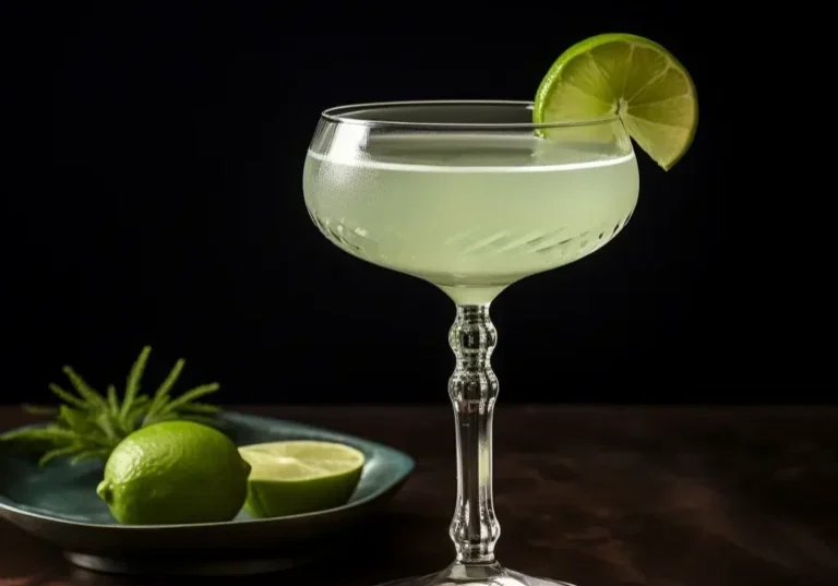 Gimlet med gin, lime & sockerlag