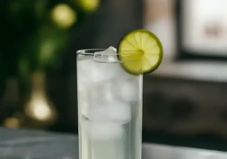 Gin Rickey med gin, limejuice & soda