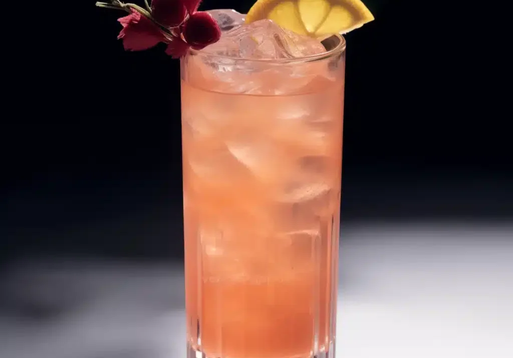 Lone Ranger med tequila, citronjuice, sockerlag & mousserande rosé