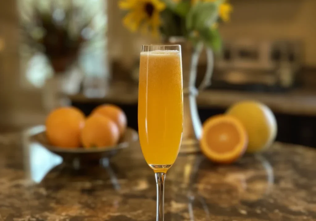 Mimosa med apelsinjuice & champagne