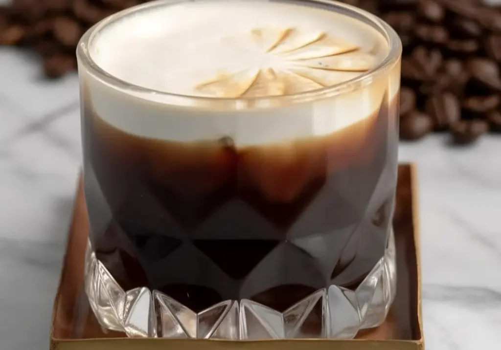 white russian med vodka, kahlua & grädde